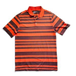 Nike Golf Tour Performance Dri-Fit  Polo Orange/Black Men's Size L